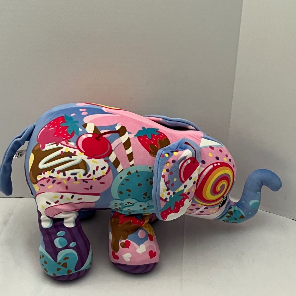 Ellie Baby Blanket Pillow Sweet Treats Elephant Stuffed Animal Plush Toy‎